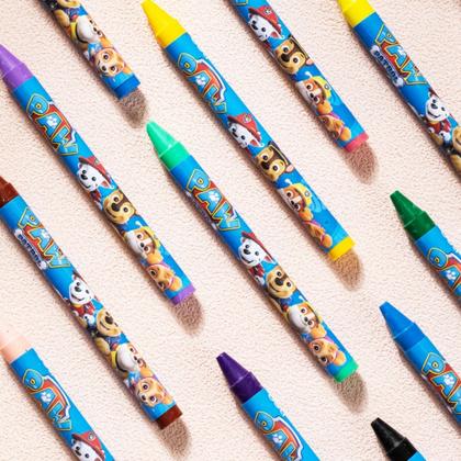 Мелки восковые 12 шт. "Paw Patrol" кругл.