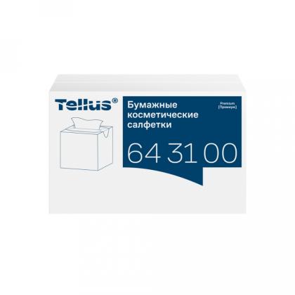 Салфетки косметические Tellus Премиум, 90шт./уп., в кубе