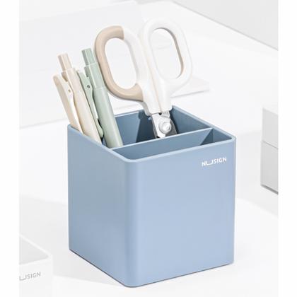 Подставка д/ручек "Nusign" пласт., 2 дел., белый