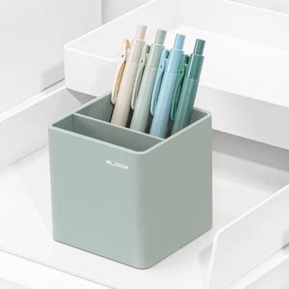 Подставка д/ручек "Nusign" пласт., 2 дел., лазурный