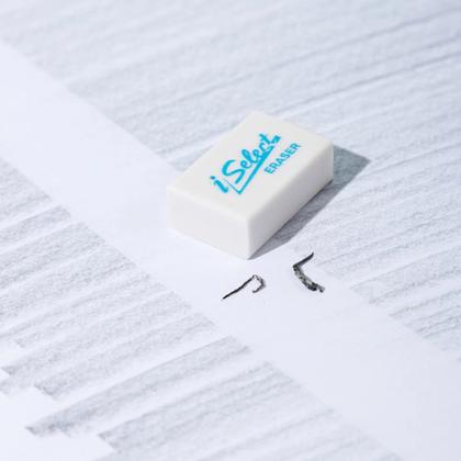 Ластик "iSelect" белый