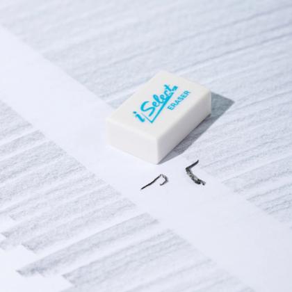 Ластик "iSelect" белый