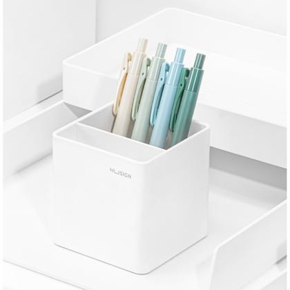 Подставка д/ручек "Nusign" пласт., 2 дел., зеленый