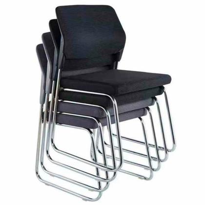 Кресло д/посетителей SitUp SKY Chrome сетка, черный