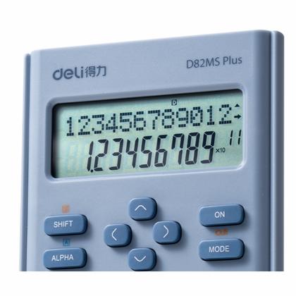 Кальк. научн. D82MS "Deli Core" св.-синий 160*82*18 мм 240 функций