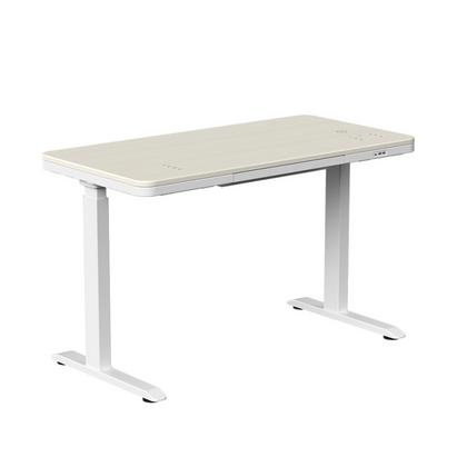 Стол с электроприводом двухмоторный AOKE AK-GT09-YZB2-S, цвет белый/береза (AOKE HOME WOOD)