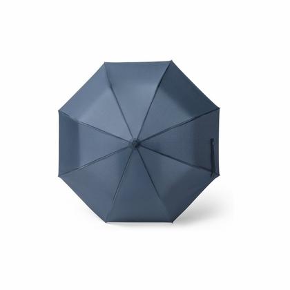 Зонт складной п/автомат. 53 см, ручка пласт. "Skylar" синий + сумка д/покупок, полиэстер