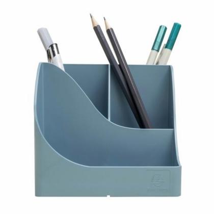 Подставка д/ручек "Autentik" пласт., 5 дел., шалфейно-зеленый