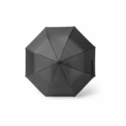 Зонт складной п/автомат. 53 см, ручка пласт. "Skylar" черный + сумка д/покупок, полиэстер