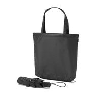 Зонт складной п/автомат. 53 см, ручка пласт. "Skylar" черный + сумка д/покупок, полиэстер