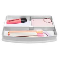 Подставка д/канц.мелочей “Autentik”, пласт., 3 дел., белый