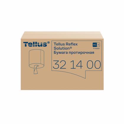 Протирочная бумага Tellus Reflex Стандарт c центральной вытяжкой, 1-сл., 270м, MC4