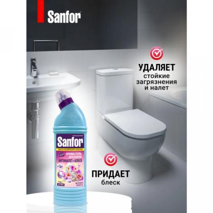 Средство чистящее д/сантехники "Sanfor Арома Цветочная свежесть" 750 г