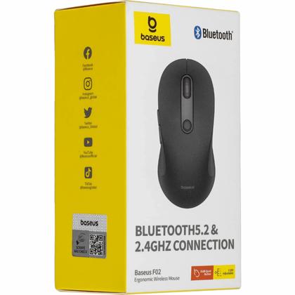 комп. мышь BS-F02B (беспровод.оптич., USB) Cosmic Black Baseus