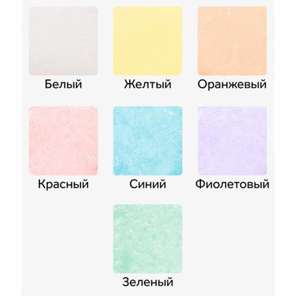 Мелки д/асфальта 21 шт. "Мультики" пласт. ведро, ассорти