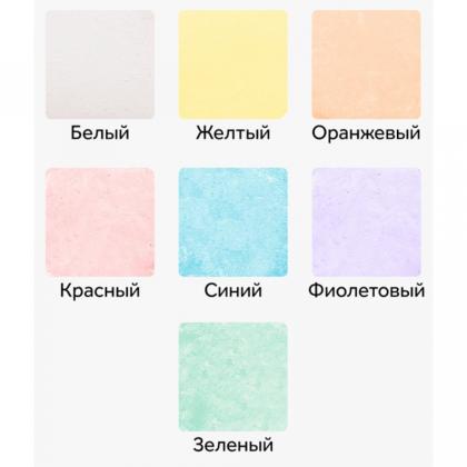 Мелки д/асфальта 21 шт. "Мультики" пласт. ведро, ассорти