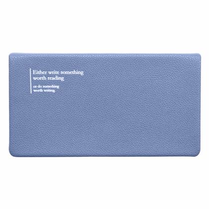 Еженедельник датир. А6 160*90 мм, 128 стр., тонир., лин. "Prague" мягк. обл. кожзам., сливовый 2026