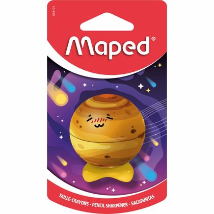 Точилка на 1 отв. "Planet" ассорти, блистер