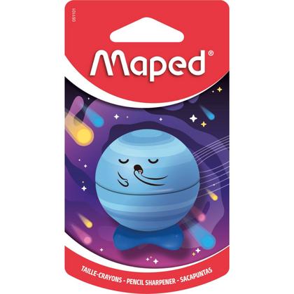 Точилка на 1 отв. "Planet" ассорти, блистер