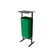 Урна уличная д/мусора 50л СТАНДАРТ метал., зелёный