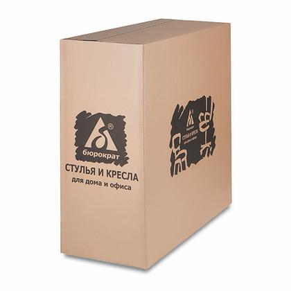 Кресло на полозьях Бюрократ MC-209 сетка/ткань, черный, металл хром