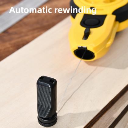 Шнур разметочный Deli YS DL23 15м, автоматический, желтый/черный