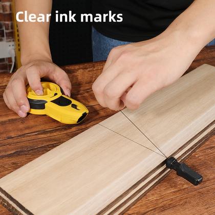 Шнур разметочный Deli YS DL23 15м, автоматический, желтый/черный