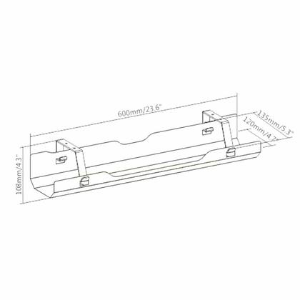 Лоток для проводов Cable Tray WHITE, белый