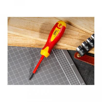 Отвертка диэлектрическая Deli YS EDL513060 PH2*60 мм