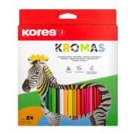 Цв. карандаши 24 шт. "Kromas" трехгран.