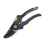 Секатор садовый Deli GS EDL-YL0005 216 мм, SK5, пласт. ручка,контактный, черный