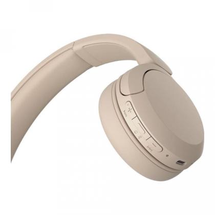 Наушники беспровод. Sony WH-CH520, кремовый