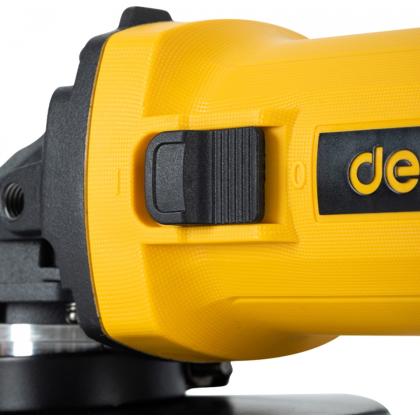 Шлифмашина угловая "Deli JM125-E2" сетевая, 750 Вт, 125 мм, коробка, желтая