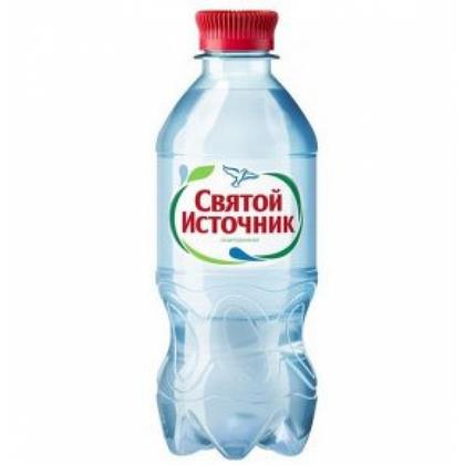 Вода питьевая "Святой Источник" газир., 0,5 л., пласт. бутылка