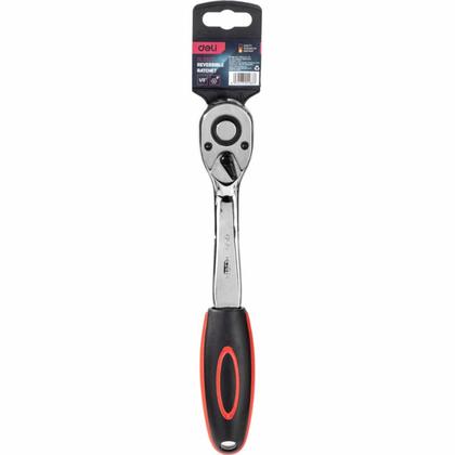 Ключ-трещотка Deli RS EDL2522 1/2", 254 мм, 72 зуба