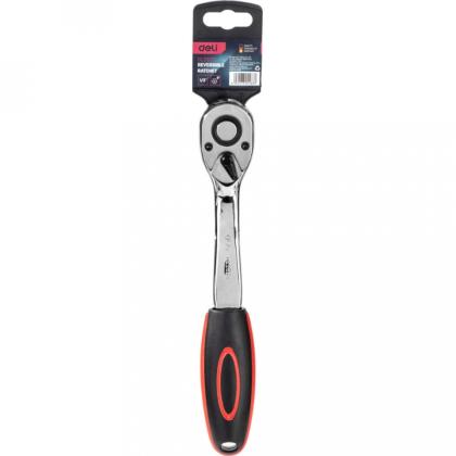 Ключ-трещотка Deli RS EDL2522 1/2", 254 мм, 72 зуба