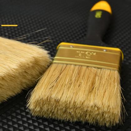 Кисть малярная плоская 3.5"-90 мм Deli YS EDL509138 пластиковая рукоятка, смешанная щетина