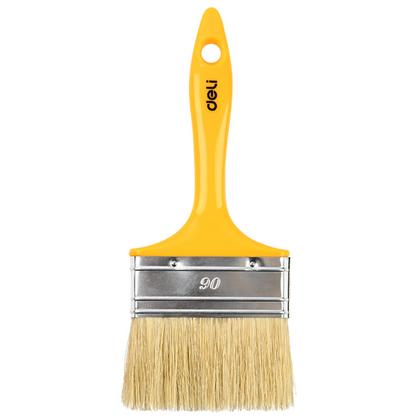 Кисть малярная плоская 3.5"-90 мм Deli YS EDL509138 пластиковая рукоятка, смешанная щетина