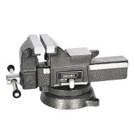 Тиски стальные поворотные с наковальней Deli YS EDL2905Z 5"-125мм