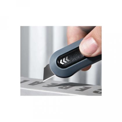 Нож строительный Deli HS HT4007C 80x25 мм, Soft Touch, оранжевый
