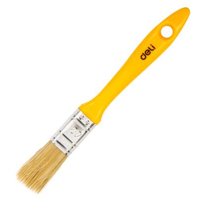 Кисть малярная плоская 0,8"-20 мм Deli YS EDL509132 пластиковая рукоятка, смешанная щетина