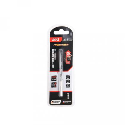 Сверло по металлу Deli RS EDH-MHZ055-E4 5.5 мм, DIN 338, HSS-TiN