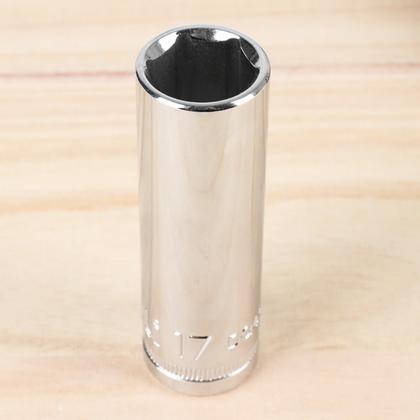 Головка торцевая шестигранная Deli YS EDQ4317 1/2", 17 мм, глубокая