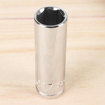 Головка торцевая шестигранная Deli YS EDQ4317 1/2", 17 мм, глубокая