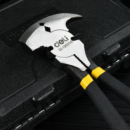 Плоскогубцы для проволочных заграждений Deli YS EDL100310 250мм 5-в-1 (молоток, кусачки, гвоздодер, зажим, обжим)