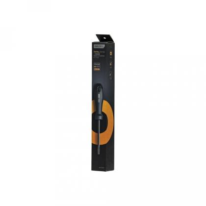 Отвертка Deli HS EHT1106 SL6*150 мм, Soft Touch, черный