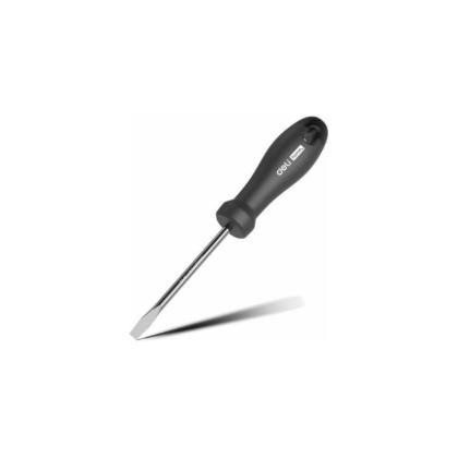 Отвертка Deli HS EHT1106 SL6*150 мм, Soft Touch, черный