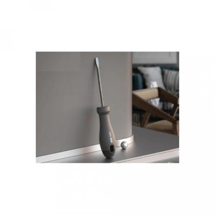 Отвертка Deli HS EHT1106 SL6*150 мм, Soft Touch, черный