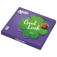 Конфеты "Milka" 110г, с начинкой с какао , Good luck