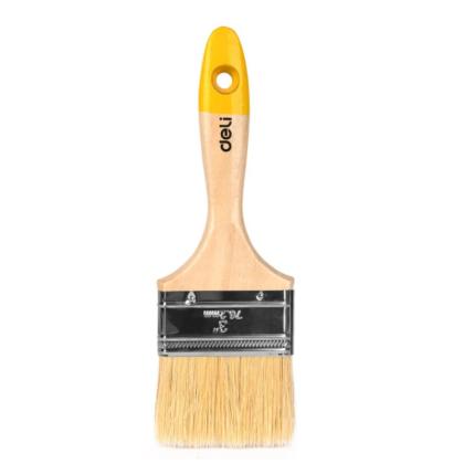 Кисть малярная плоская 3"-75 мм Deli YS EDL509123 деревянная рукоятка